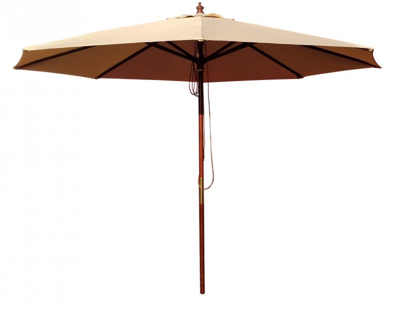 PARASOL ROND - BLANC ÉCRU