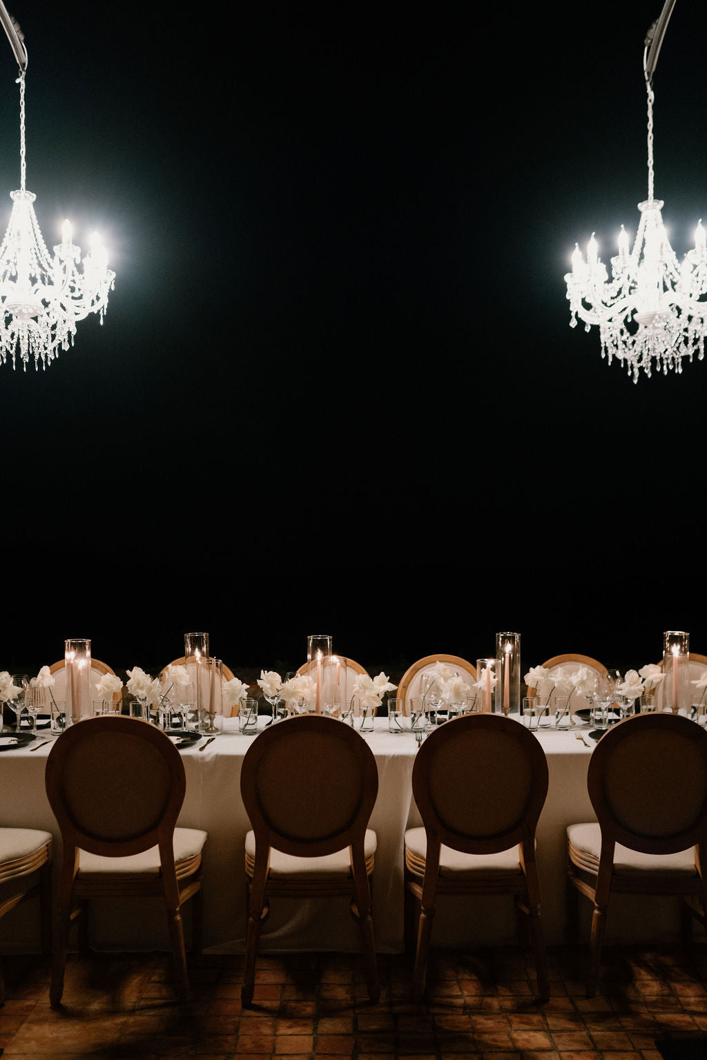 12 branch tassel chandelier