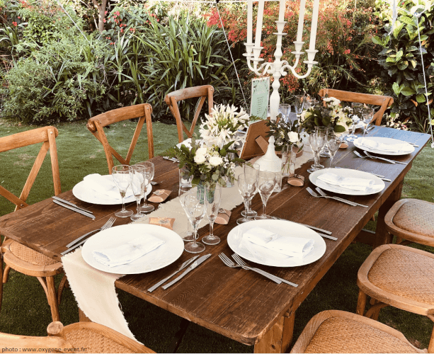 TABLE HÉRITAGE - BOIS COULEUR CHÊNE