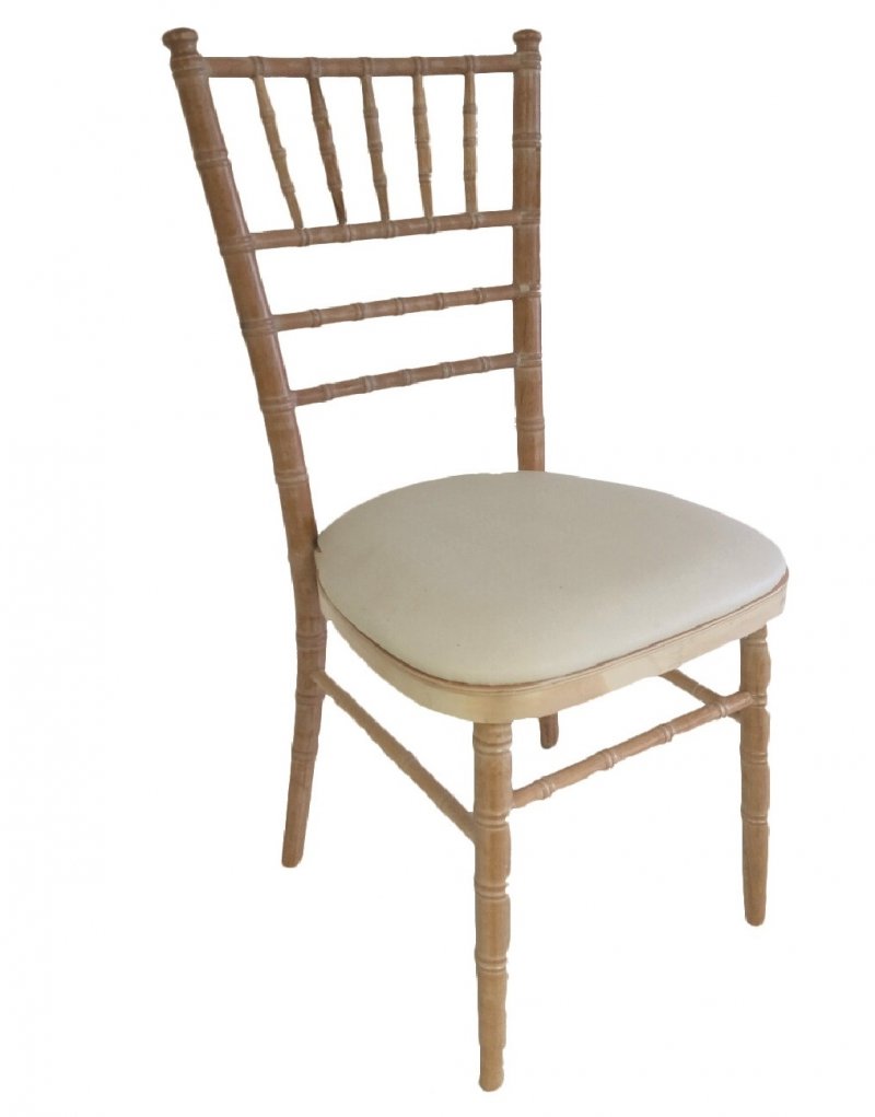 Chaise Chiavari Bois Cérusé